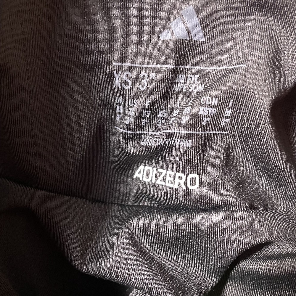 Adidas Adizero Split Running Shorts Womens XS Black Inseam"3 Slim Fit Athletic - Picture 6 of 11